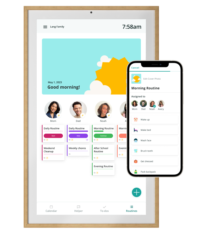 How To Customize and Track Daily Routines for The Whole Family