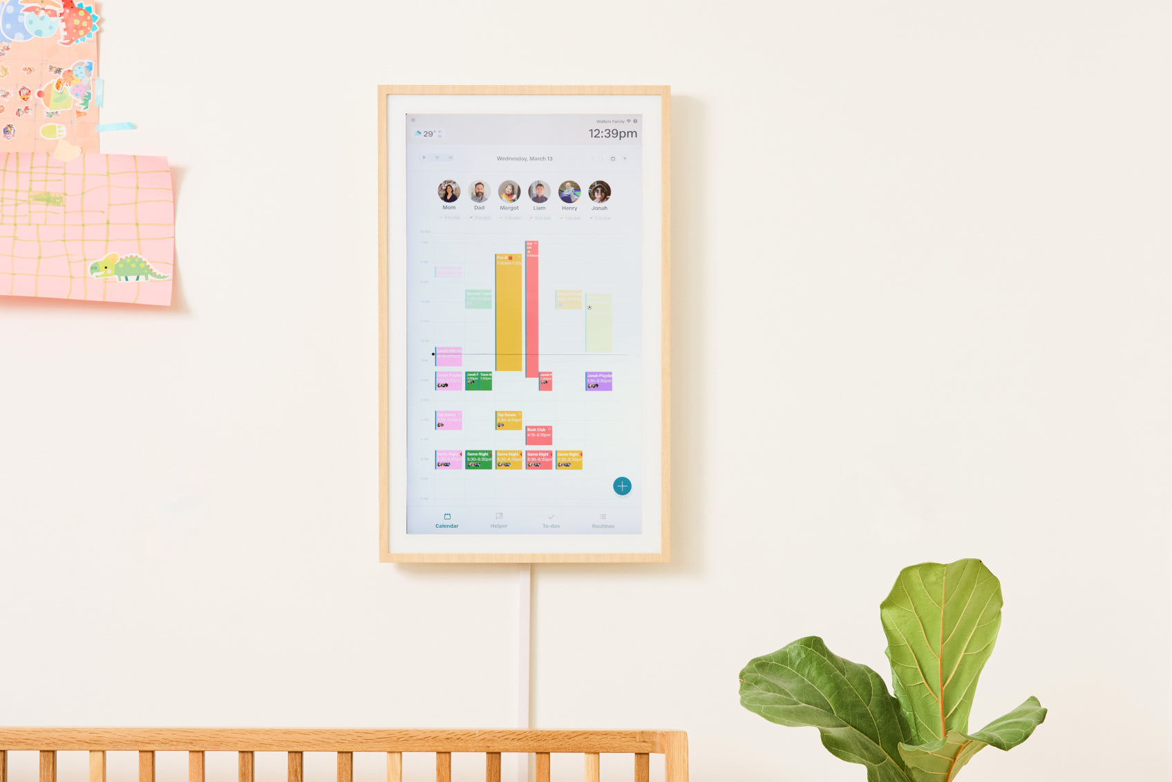 Keeping Everyone on the Same Page with a Digital Wall Calendar Hearth