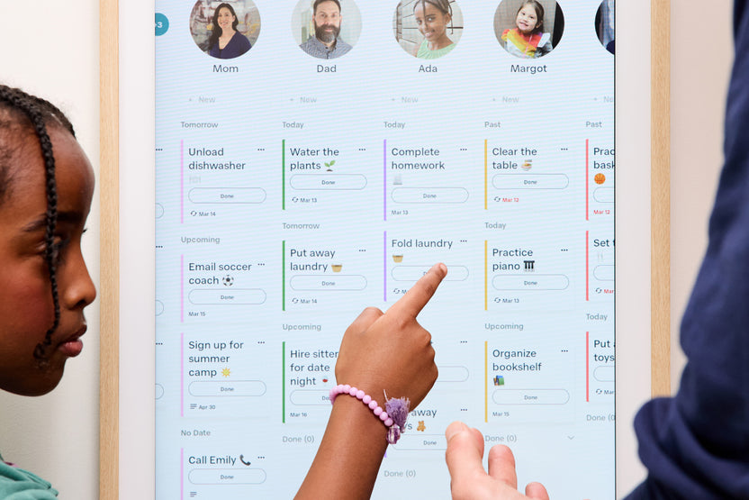 Ditch the Bulletin Board A Digital Wall Calendar is Best Hearth Display
