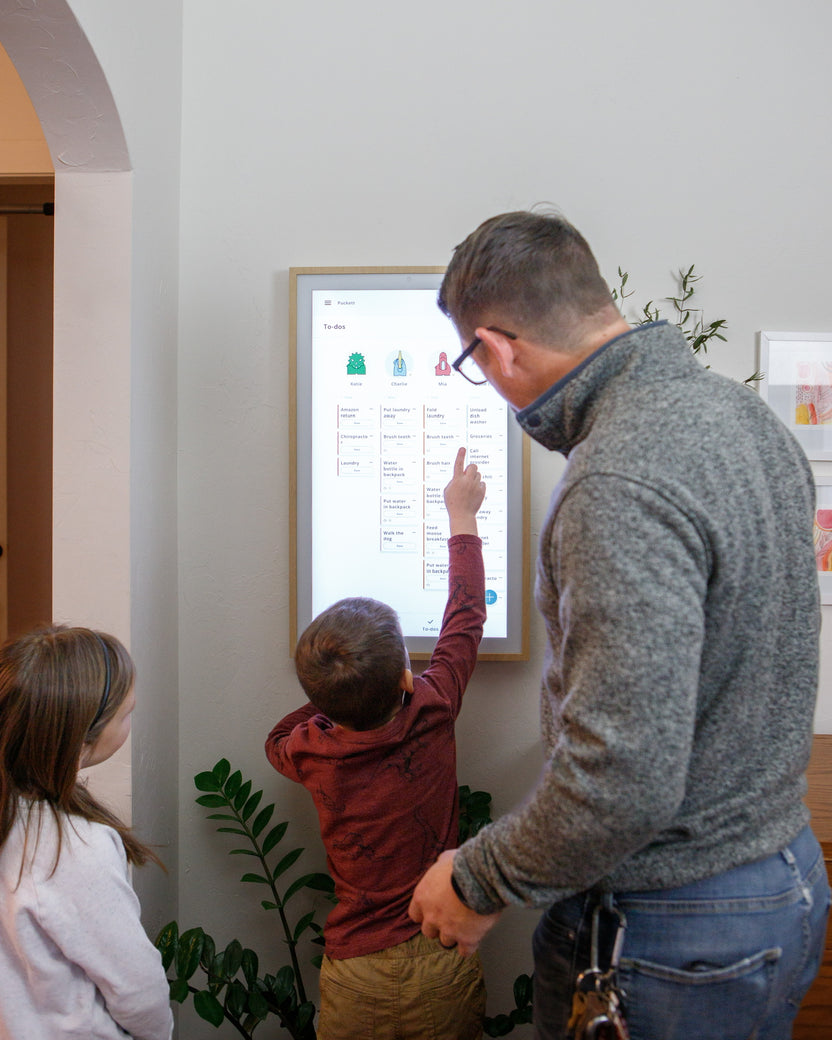 Ditch the Bulletin Board A Digital Wall Calendar is Best Hearth Display