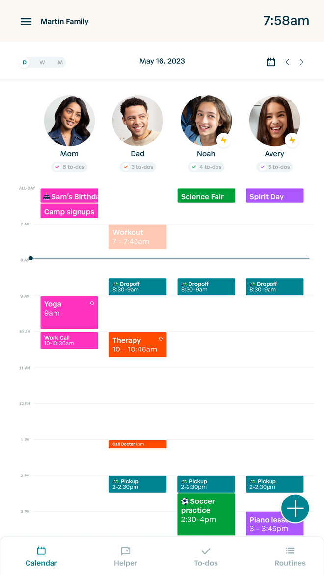 Hearth Display Our Best Digital Family Calendar